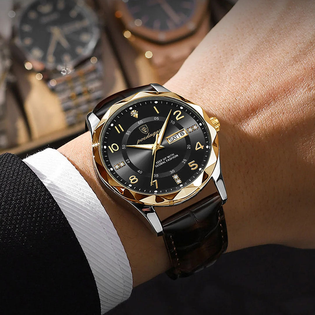 Relógio Veshion Poedagar Luxury Classic 41mm